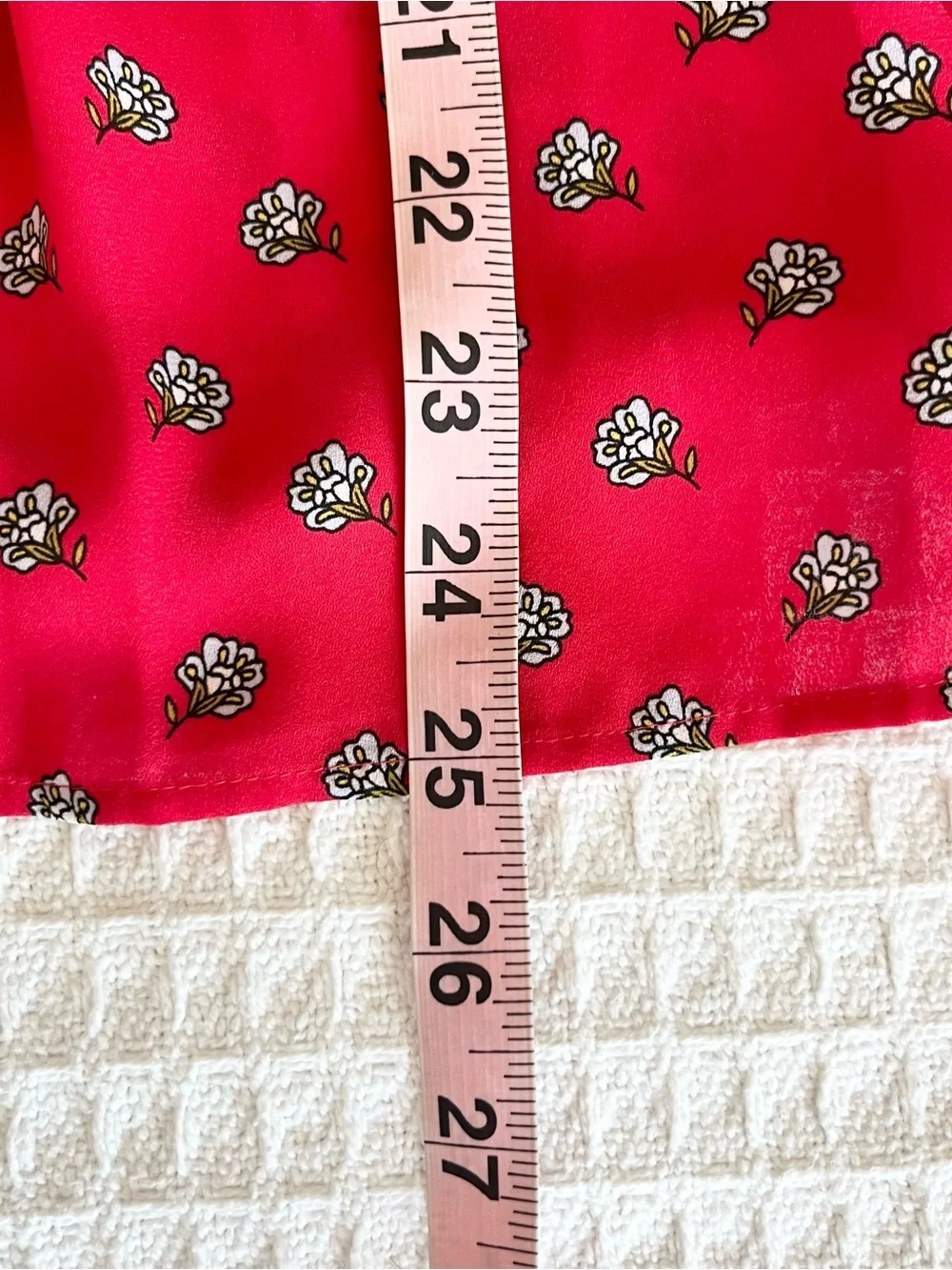 LOFT red Floral Halter Peplum Top size medium